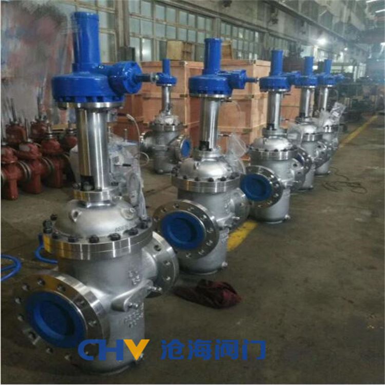 CHVJ沧海Z9B43WF-100防爆电动铸钢平板闸阀